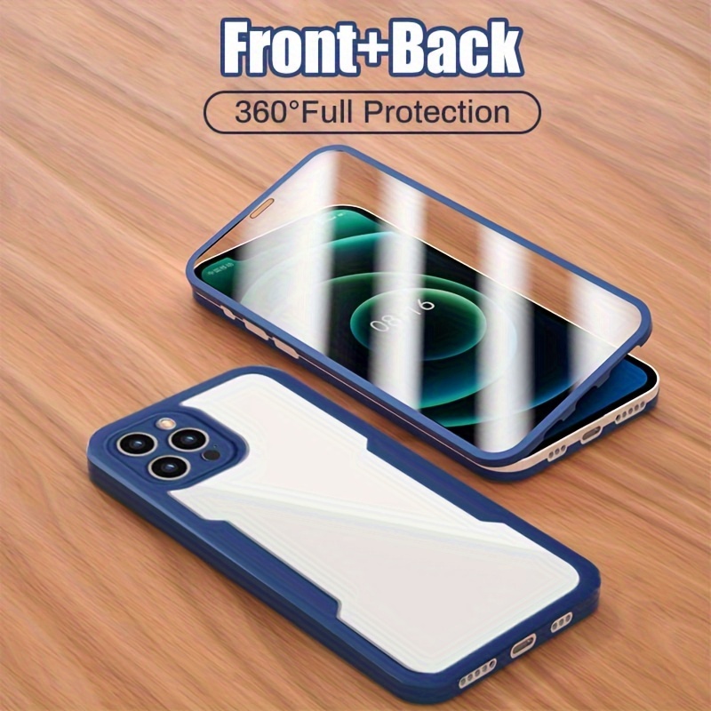 Front + Back Protect Shockproof Case For Iphone 15 14 13 12 11 Pro Max Plus 360 Degrees Protective Cover