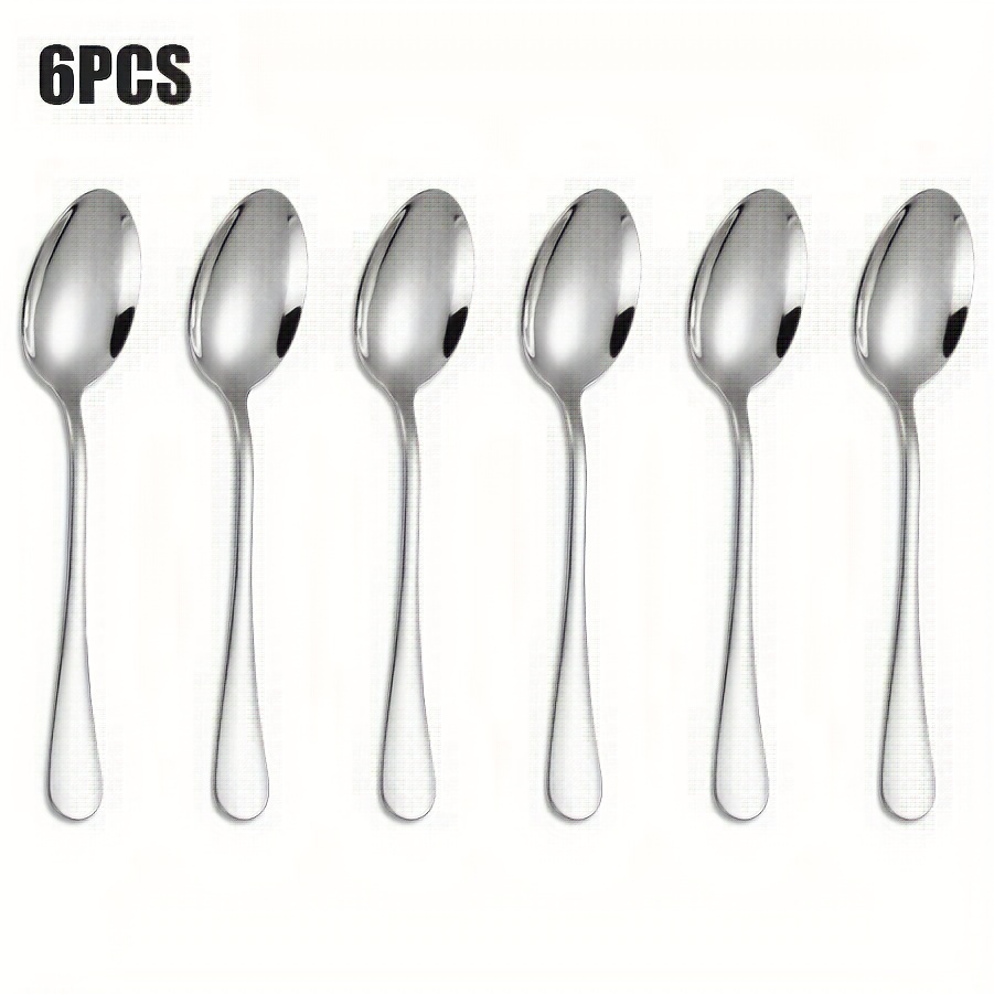 Dinner Spoon Set, & Tablespoons,premium Stainless Steel Spoons,durable  Metal Spoons,tablespoon,silverware Spoons Only,mirror Finish & Di For  Restaurant Kitchen - Temu