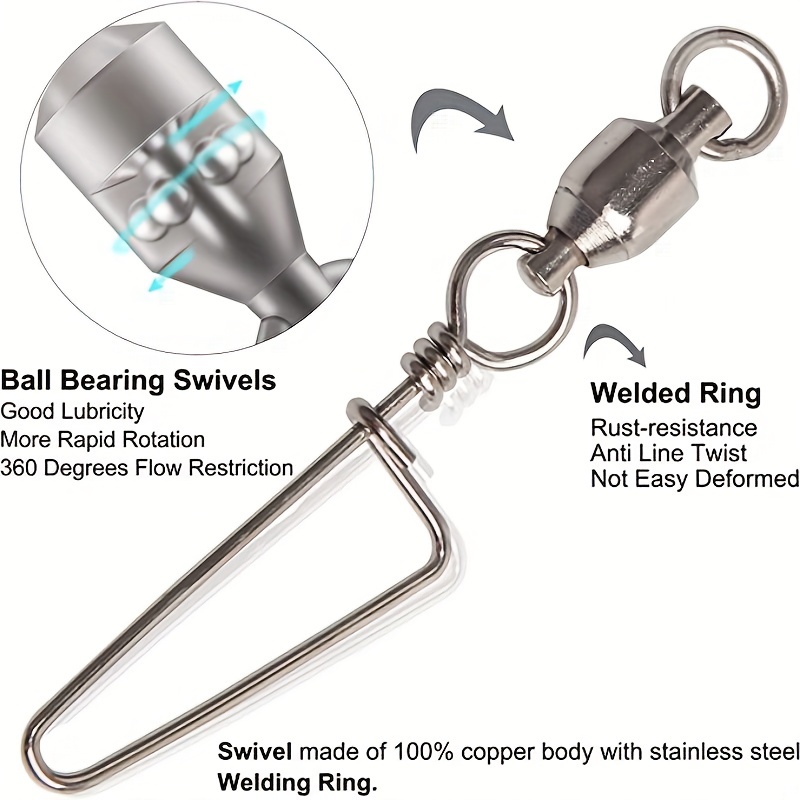 Saltwater Fishing Swivels  Saltwater Snap Swivels & More