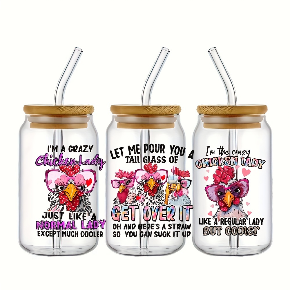 Funny Chickens Tumbler Wrap Design