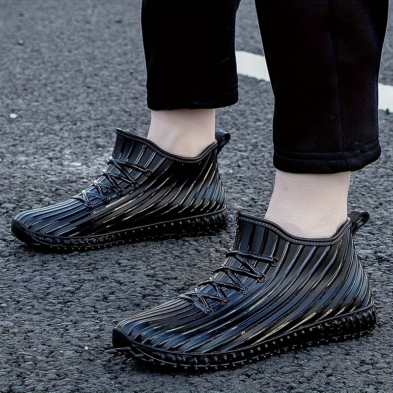 Botas De Lluvia Impermeables Para Hombre, Zapatos De Jardín Ligeros