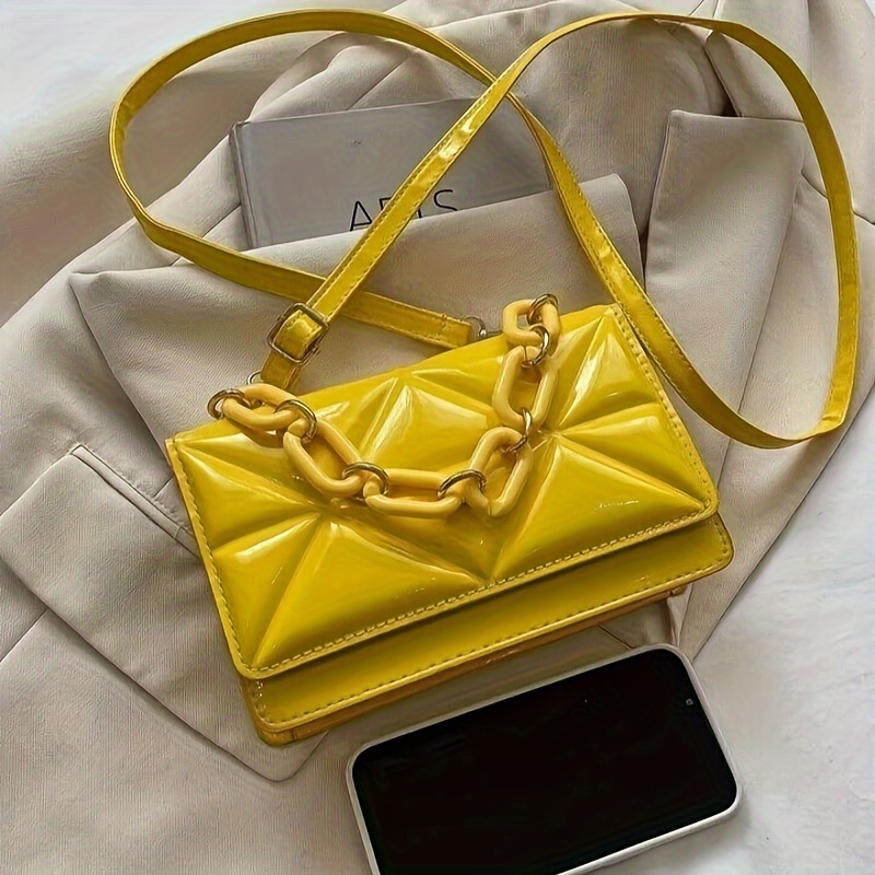 Yellow mini crossbody online bag