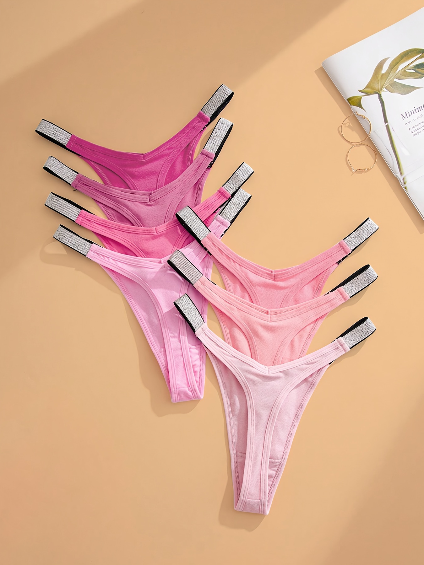 PINK Glitter Panties for Women