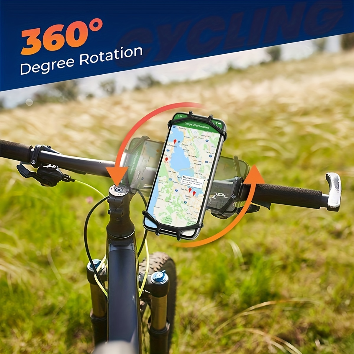 Support pour téléphone/GPS pour vélo électrique
