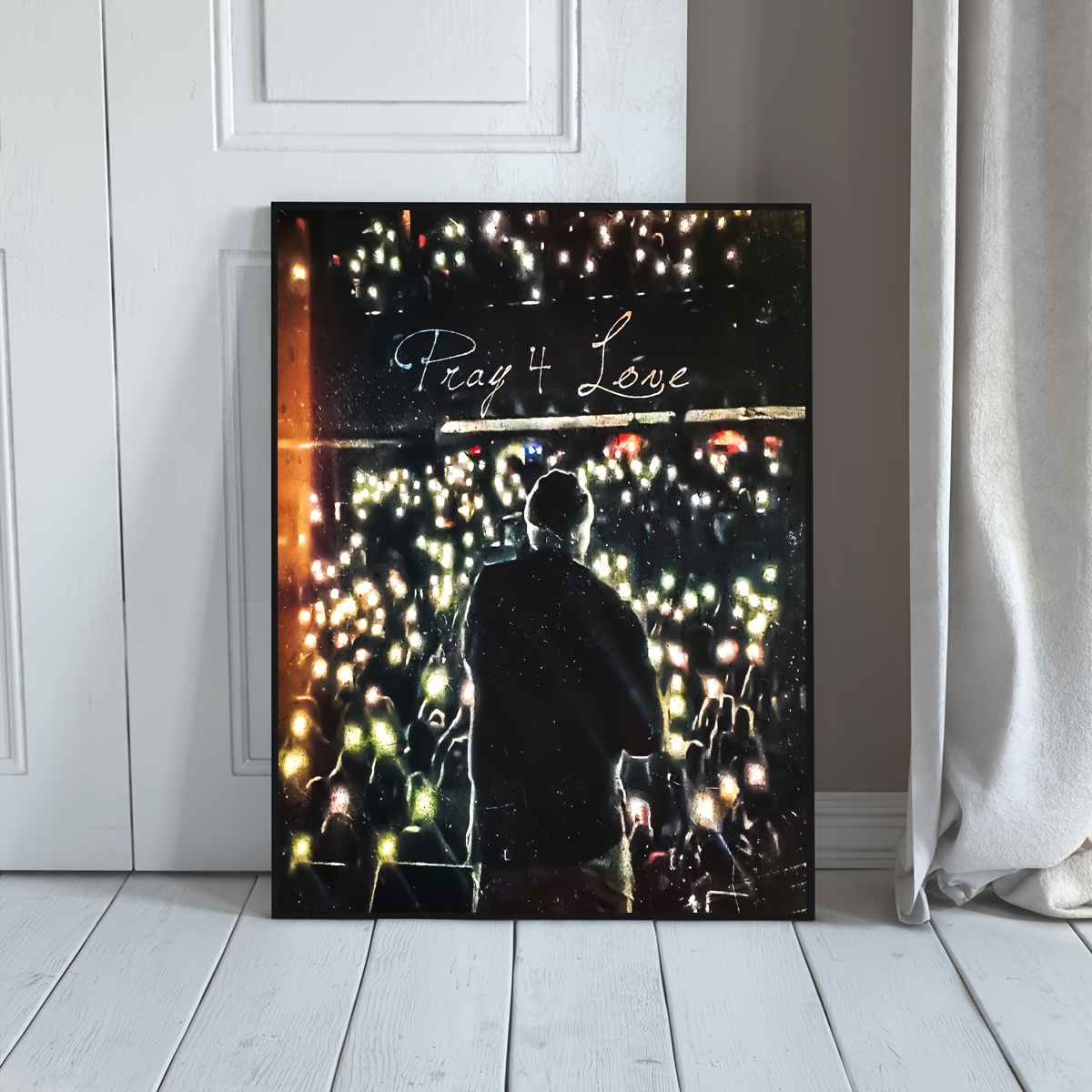 Modern Music Album Cover Art Canvas Painting Living Room - Temu