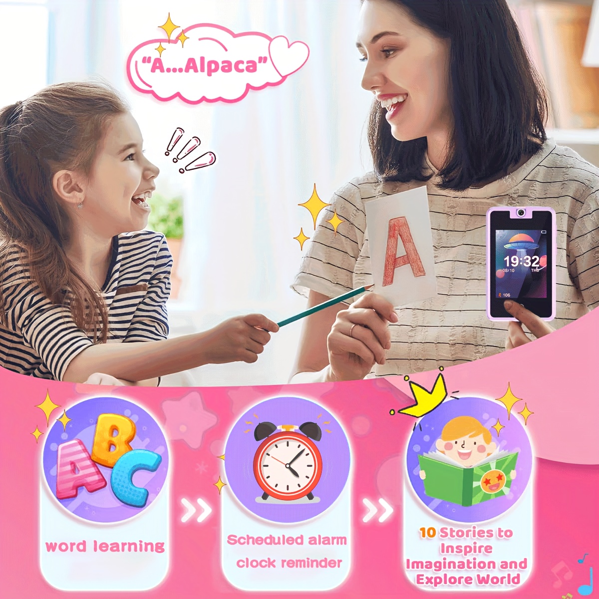 Kids Cell Phone For Girls Christmas Birthday Gifts For Girls - Temu