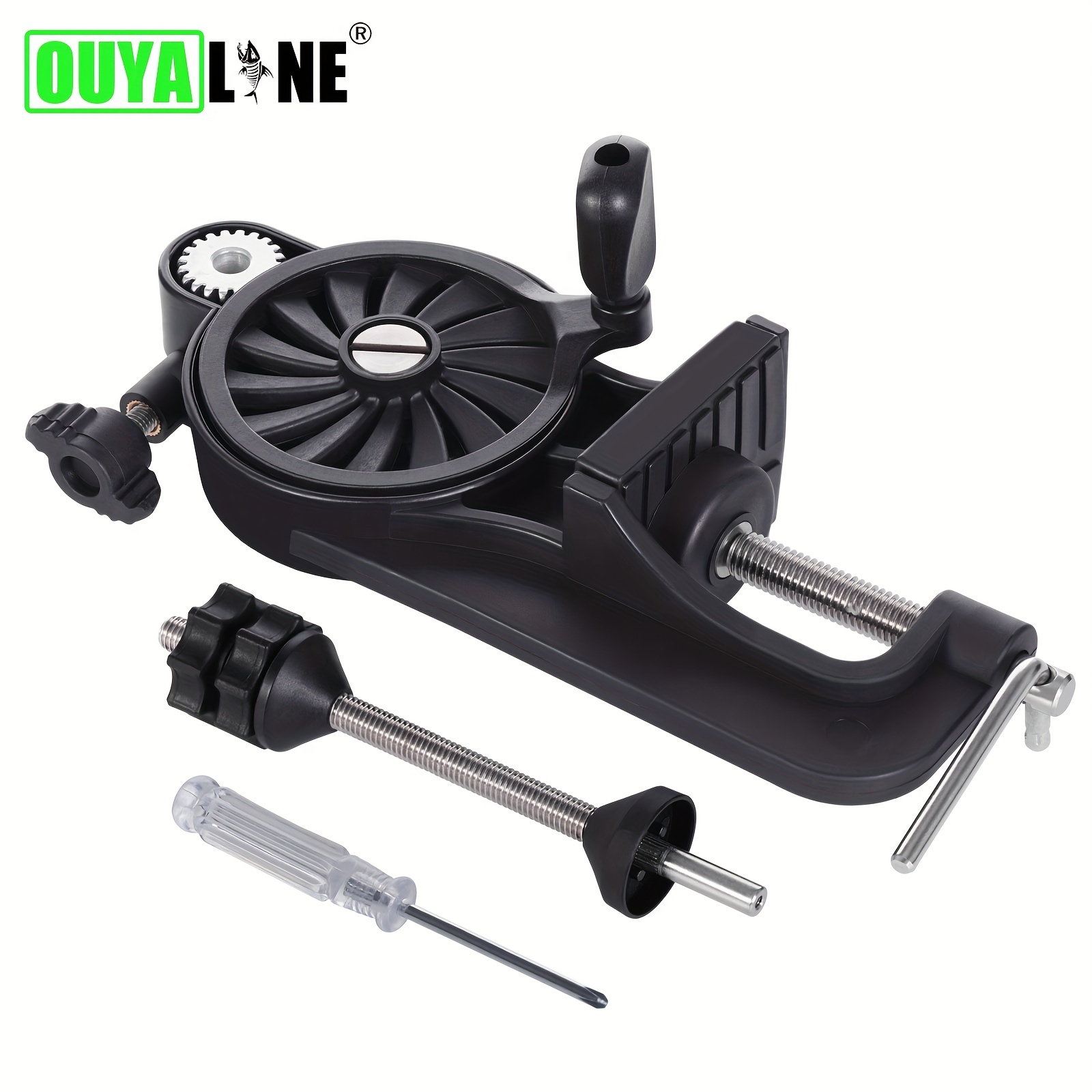 Durable Black And Red Fishing Rod Winder For Easy Line - Temu Canada