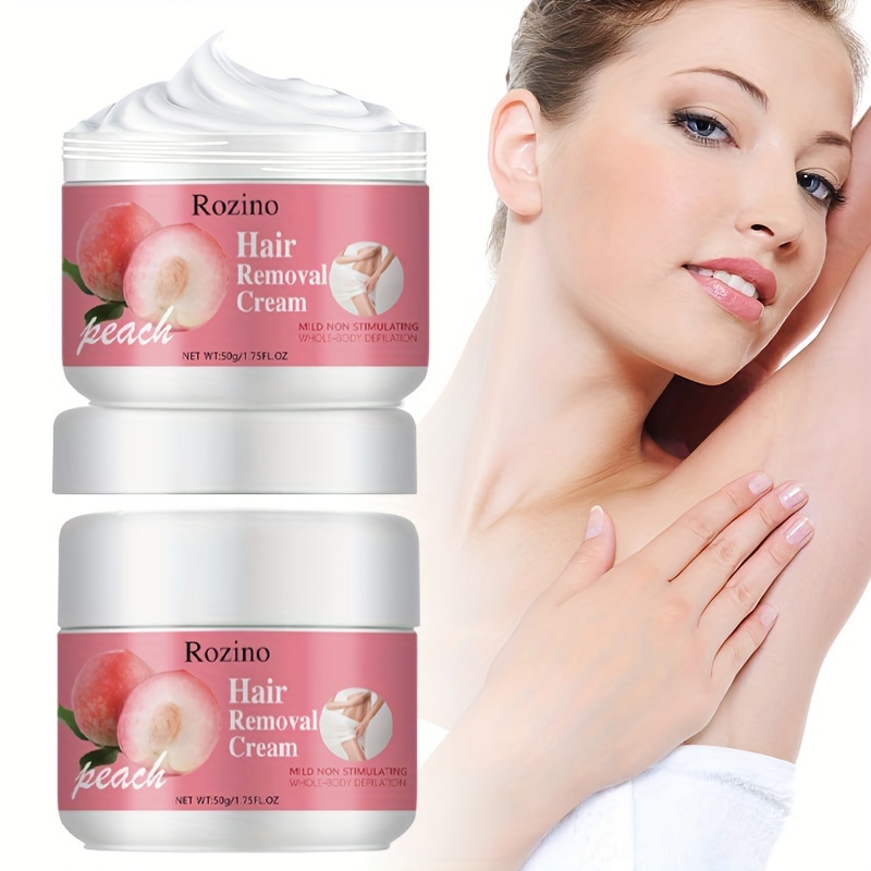 Peach Hair Removal Cream Quick Hair Removal Easy Apply Temu