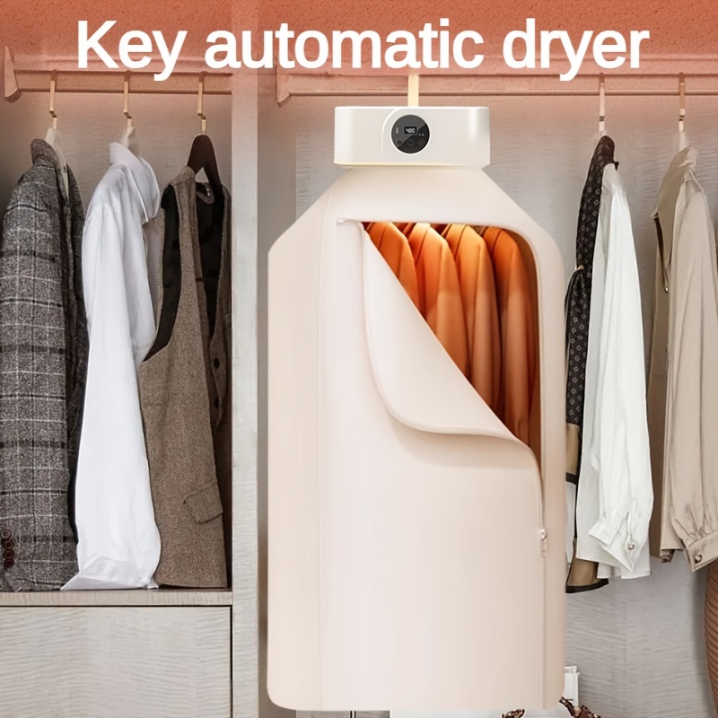 Foldable Clothes Dryer With Plug Smart Touch Screen Quick - Temu Denmark