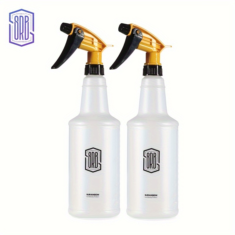 Plastic Spray Bottles with Sprayers - 32 oz Empty Spray Bottles for  Cleaning Solutions, Plant Watering, Animal Training and More - No Clog &  Leak Proof Heavy Duty Spray Bottles with Sprayers - 4 Pack