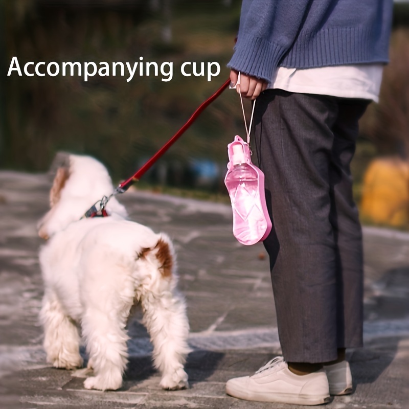Bebedero Portatil Para Perros Mascotas Botella Plegable Agua