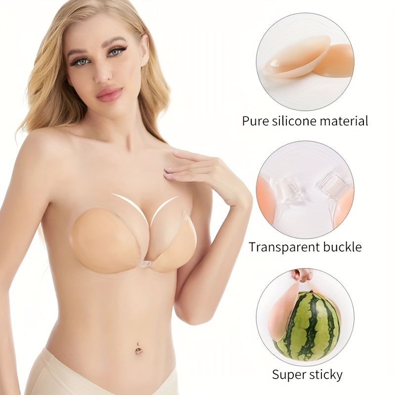 Lingerie For Women Women's Sticky Detachable Strap Backless Bra