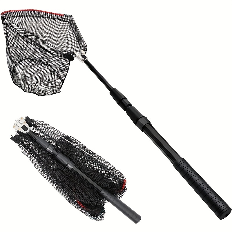 1pc Retractable Triangular Fishing Net, Integrated Portable Folding Fishing  Net