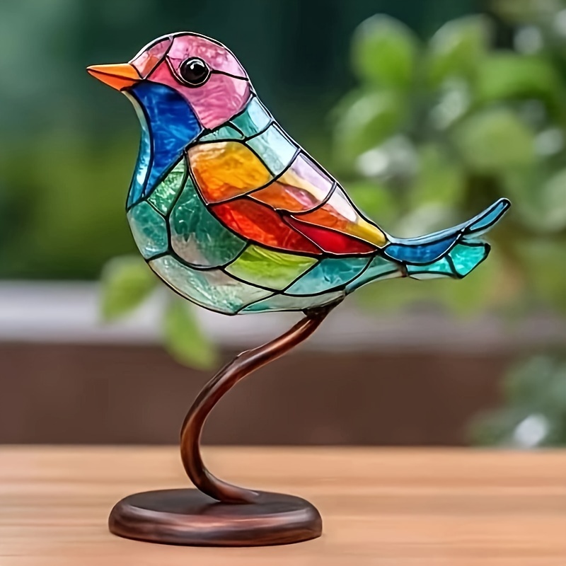 Cardinal Bird Figurines for Home Decor - Gift for Bird Lover