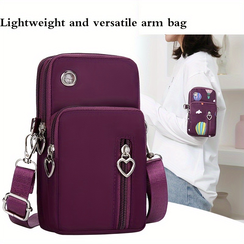 

Love Mobile Phone Bag, Women's Crossbody Small Bag, Wristlet Coin Purse Wallet, Sport Running Hiking Cycling Armband Bag