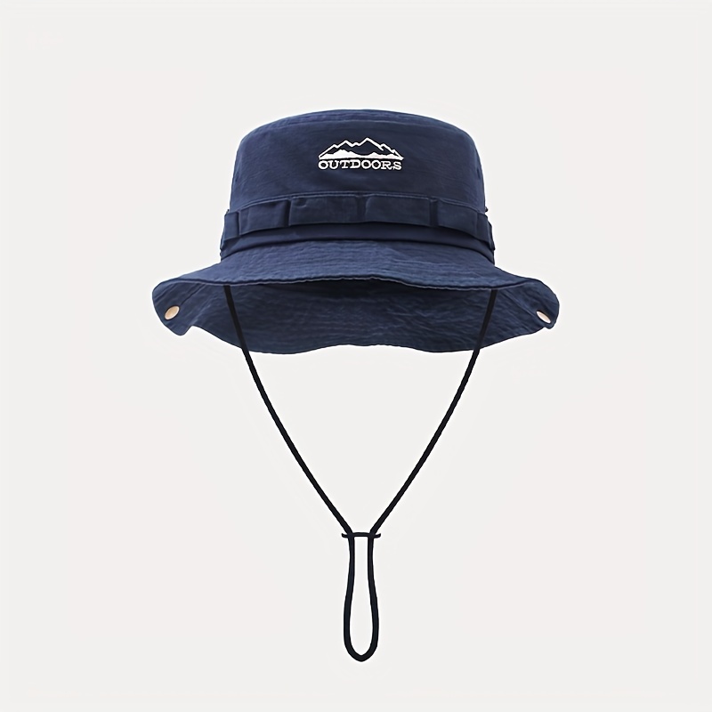 Unisex Foldable Bucket Hat Embroidery Sunshade Boonie Hat - Temu