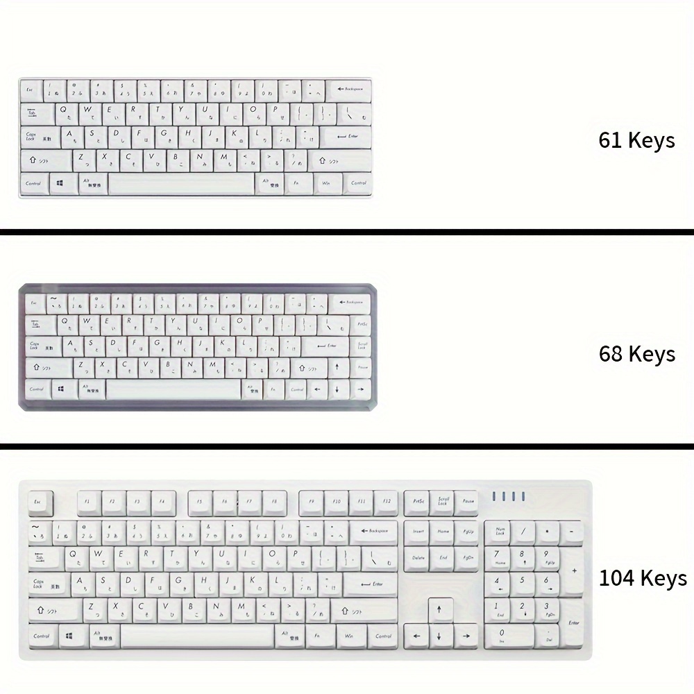 Xda Keycaps 132 Keys Pbt Dye sublimation Black White Keycap - Temu