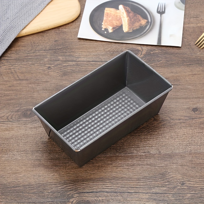 Aluminum Alloy Toast Box Bread Loaf Pan Baking Mold With Lid Non-stick Metal  Mold -6x6x6cm