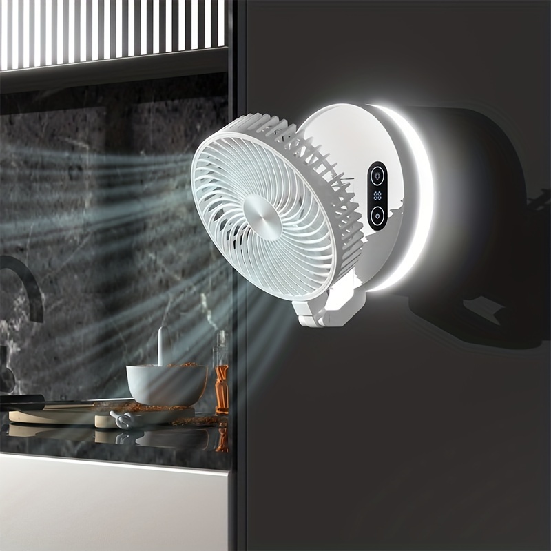 Ventilateur de support de table de ventilateur rechargeable de 12 pouces  avec lumière LED à panneau solaire - Chine Ventilateur de table,  rechargeable