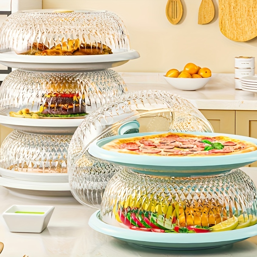 Stackable Multi Layer Heat Preservation Vegetable Cover Leftover Food Cover  Storage Box Dust-proof Insulation Food