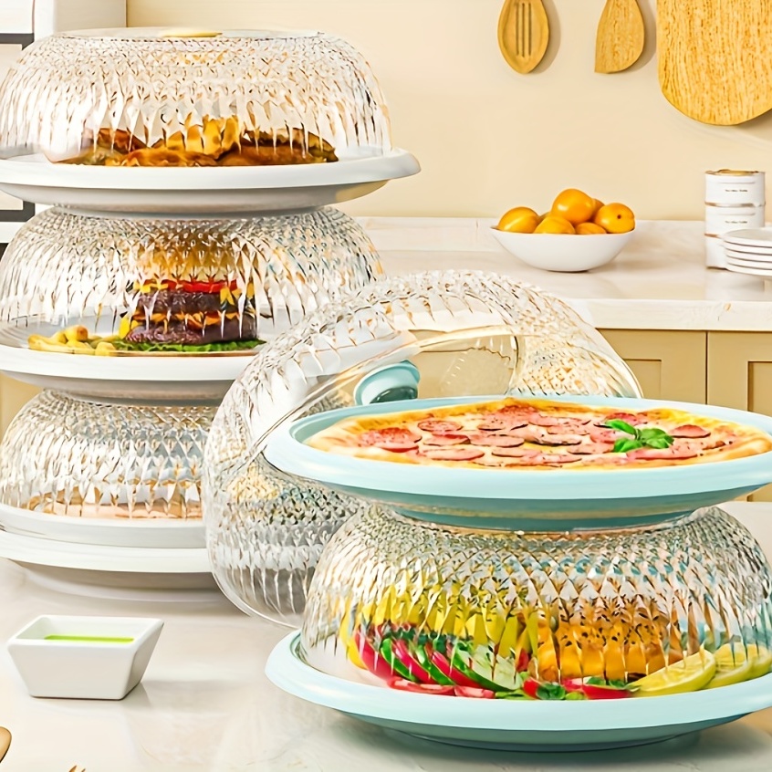 Stackable Multi Layer Heat Preservation Vegetable Cover Leftover Food Cover  Storage Box Dust-proof Insulation Food Container