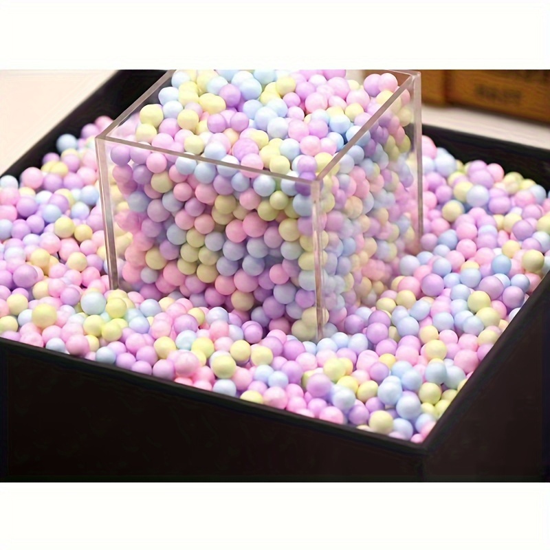8000Pcs 0.1-0.18Inch Colorful Styrofoam Foam Balls for Slime Making Art DIY  Craft