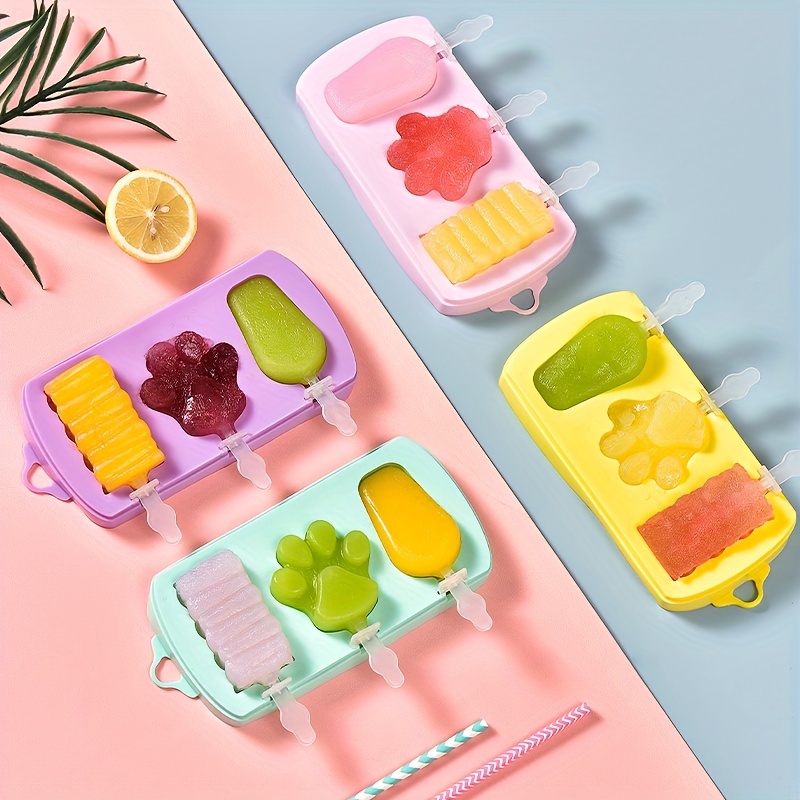 Homemade Ice Cream Mold Cute Ice Tray Household Popsicle Ice Cream Mold -  Temu