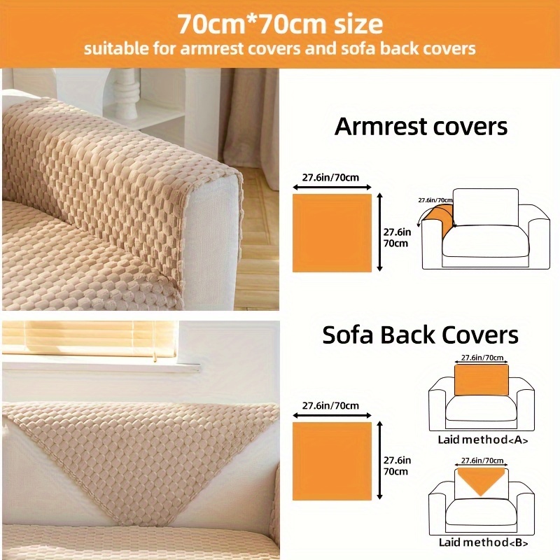 Soft Cotton Minimalist Non-Slip Sofa Cover , Washable Cushion , Furnit –  sweaterpicks