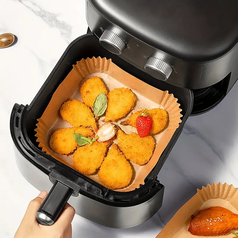 Disposable Air Fryer Liners, Square Paper Air Fryer Liner Pots, Paper  Basket Bowls, Baking Trays, Oven Accessories, Baking Tools, Kitchen  Gadgets, Kitchen Accessories - Temu