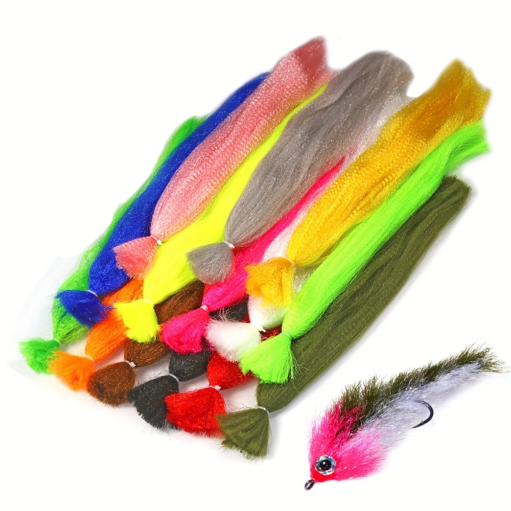 50pcs Colorful Tying Feathers For Flies Bait Hook Fly Tying