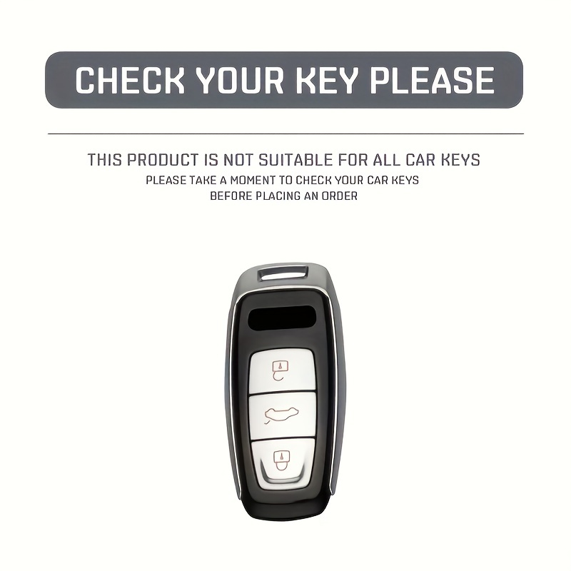 Car Remote Key Fob Cover Case Perfect A3 A4 B9 A6 A7 4k - Temu