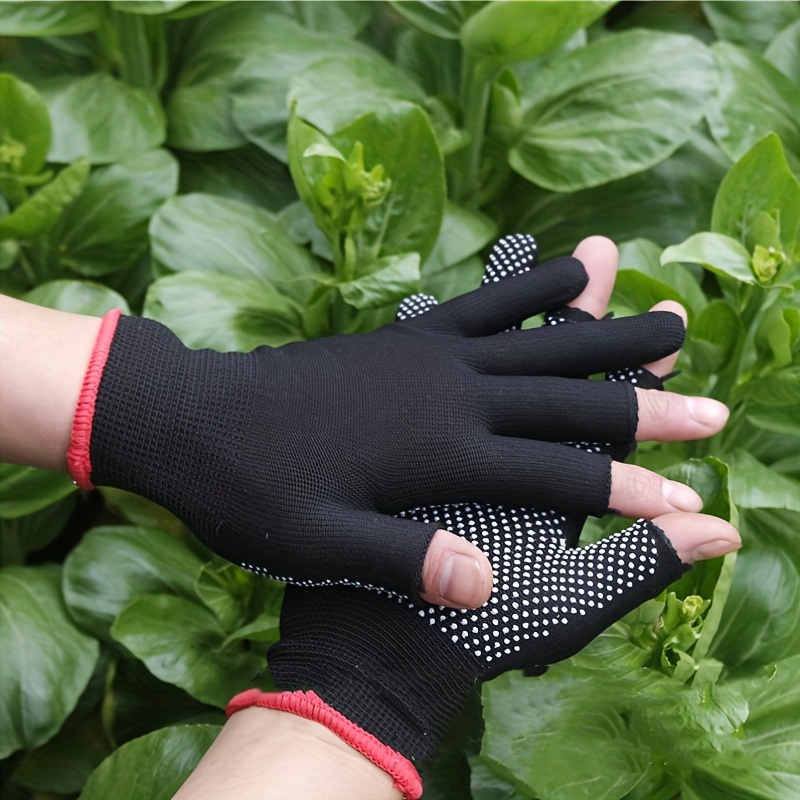 Thick Anti Slip Wear resistant Half Finger Gloves Three - Temu New Zealand