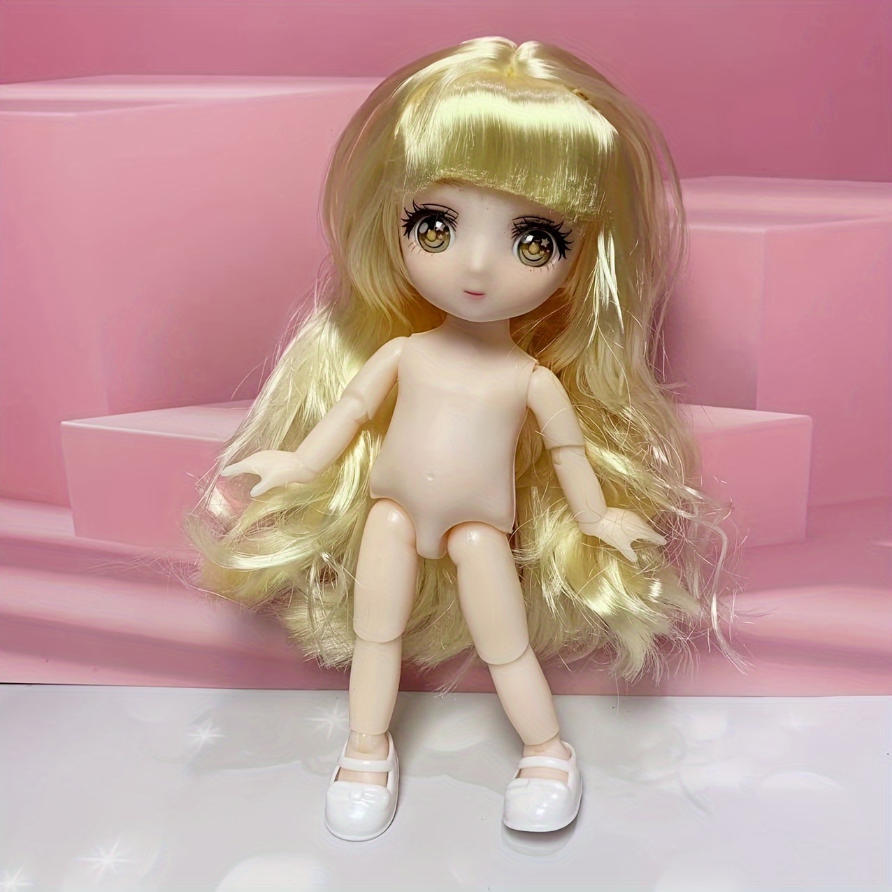800px x 800px - Fashion Girl Doll 1/8 Bjd Doll Cute Movable Jointed Nude - Temu