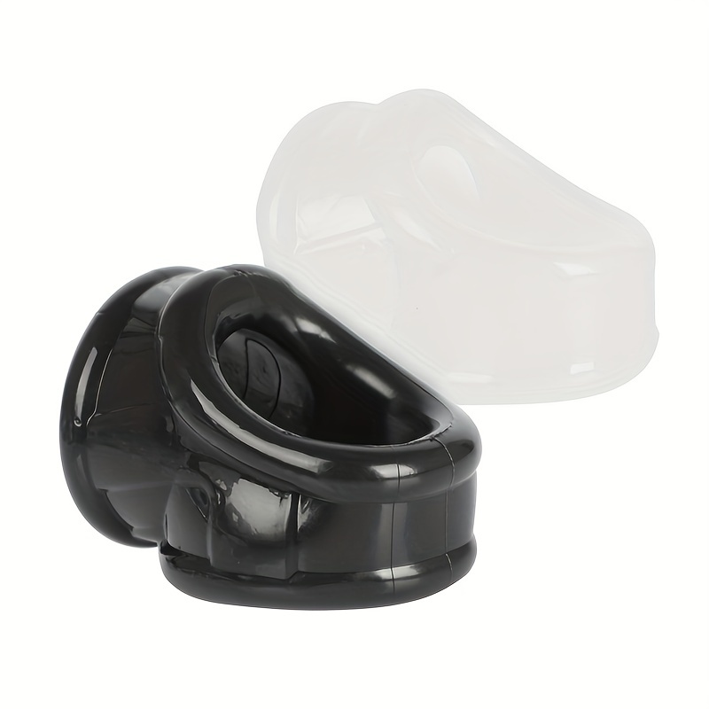 Soft Male Scrotal Bondage Ring, Ejaculation Delay Penis Rings, Silicone Testicles Balls Divider