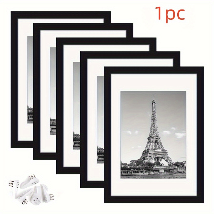 Solid Wood Black Photo Frame Wall Hanging Picture Frame - Temu