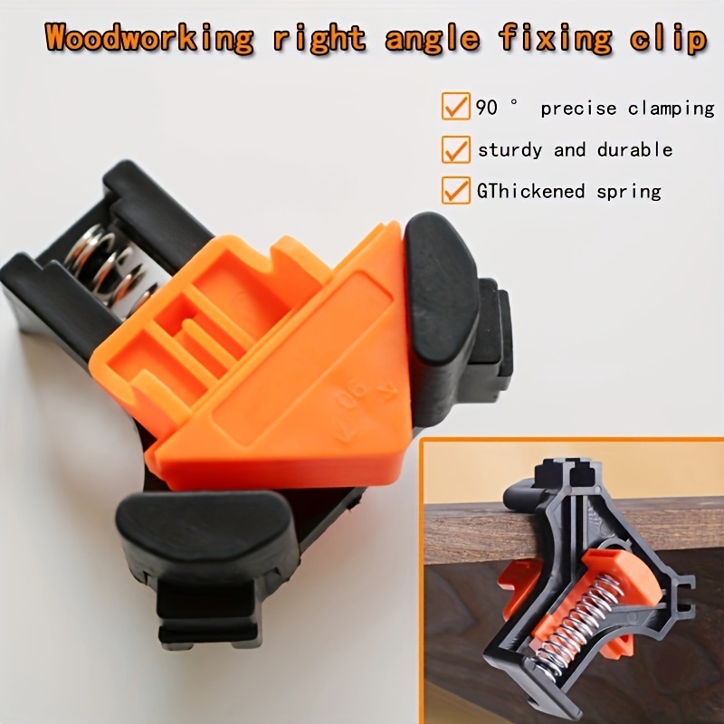 Corner Clamp, 90 Degrees Sturdy Durable 90 Degree Right Angle Clamp For  Woodworking
