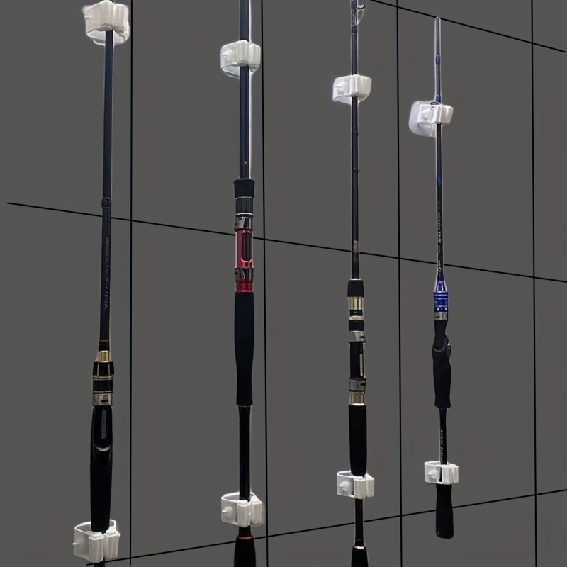 Fishing Rod Hanging Bracket Wall Mounted Pole Display Rack - Temu