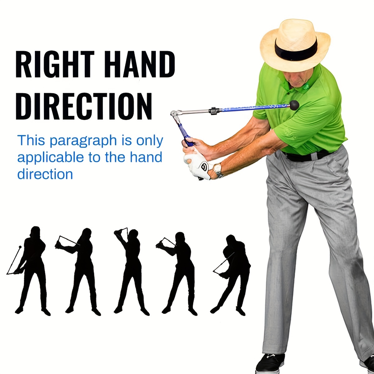 Golf Swing Practice Stick Trainer Golfing Accessories Sports - Temu