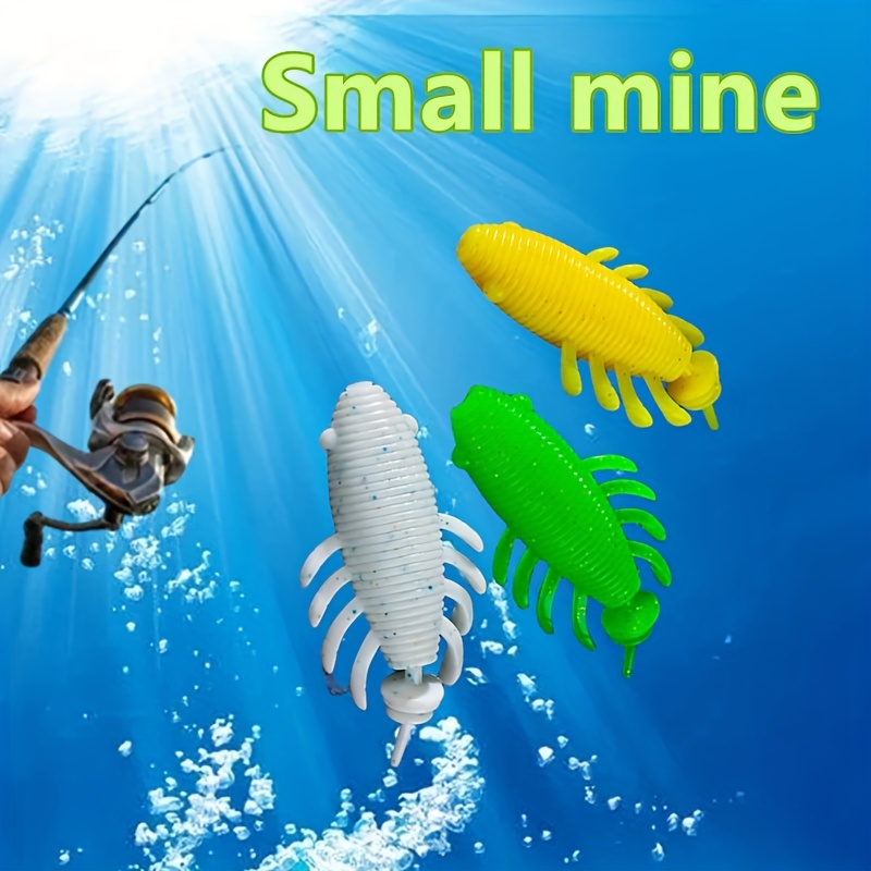 Small Elastic Floating Artificial Fishing Lure Bionic Worm - Temu