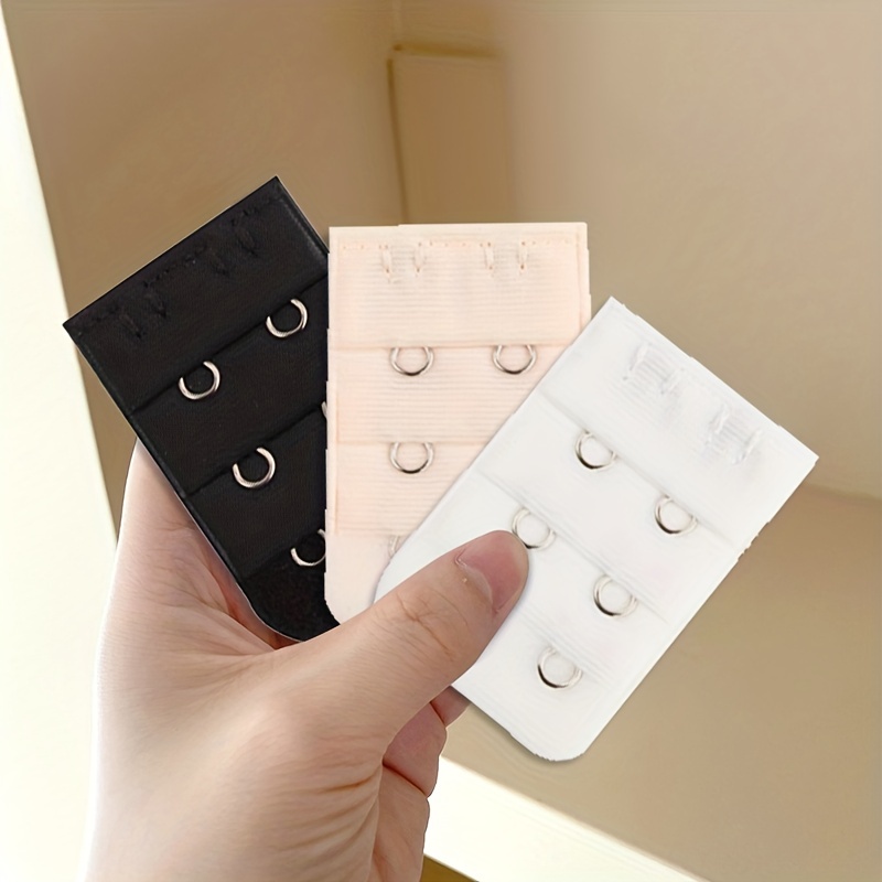 3pcs Adjustable Elastic Bra Strap Extenders Women's Lingerie Accessories