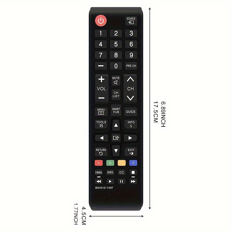 Télécommande universelle-pour-Samsung-Smart-TV LCD LED HDTV 3D 