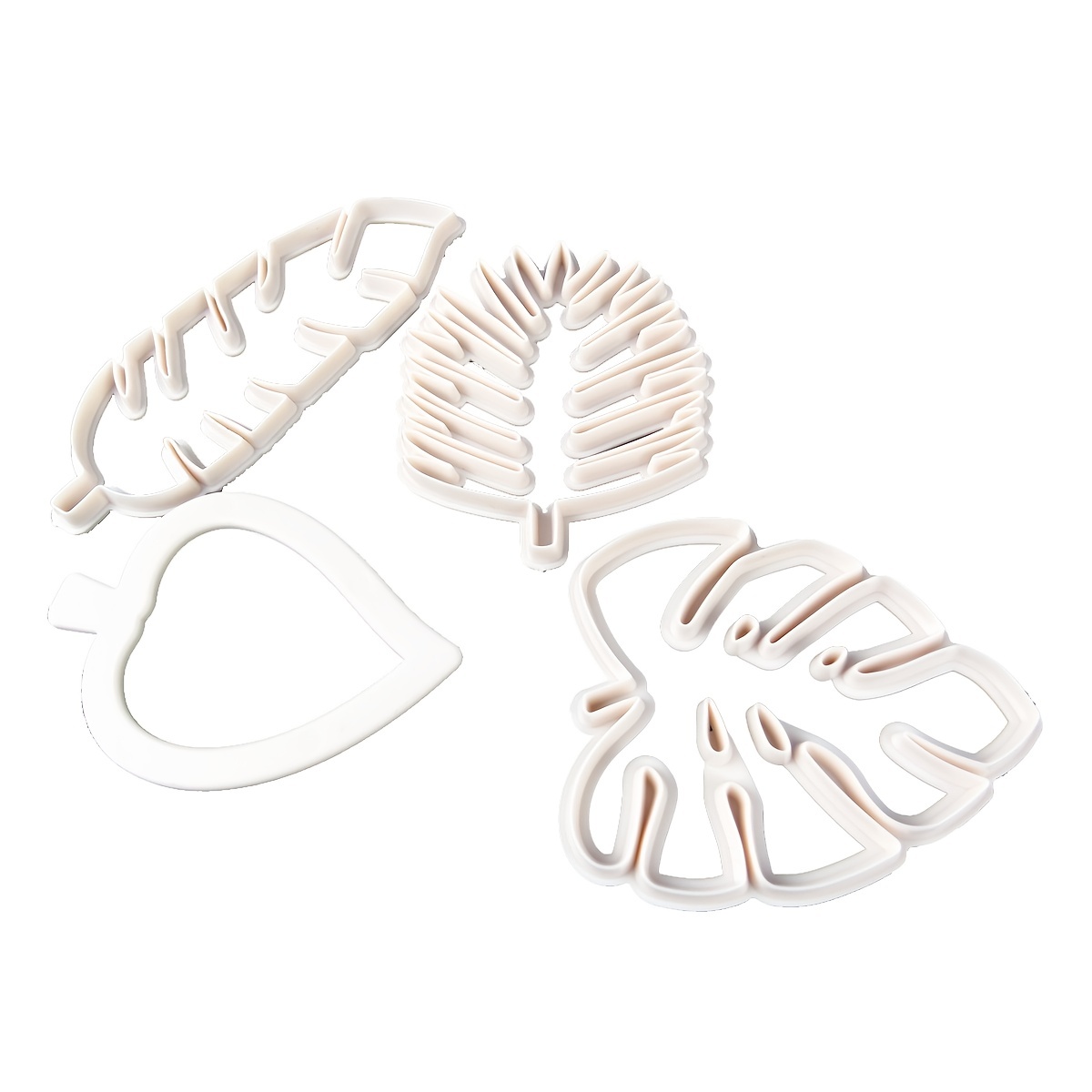 Tropical Leaf Shaped Cookie Cutters Set Biscuit Cutter 4 - Temu