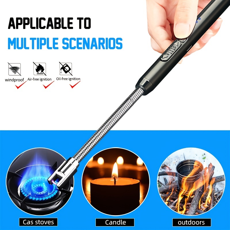 Android Type C Rechargeable Arc Ignition Gun Stick, Pulse Igniter, Outdoor  Camping, Kitchen, Home - AliExpress