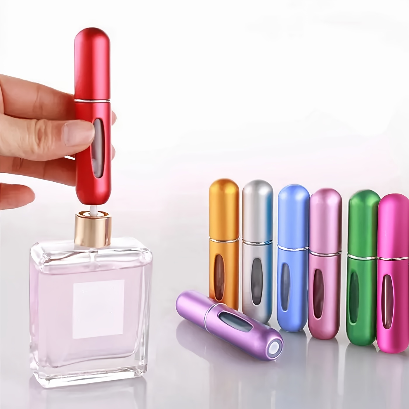 5 pcs de mini spray de parfum rechargeable vaporisateur de - Temu