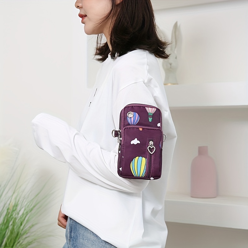 Sac en nylon pour téléphone portable sac de sport pour course à pied, mini  porte-monnaie pour femmes - Temu France