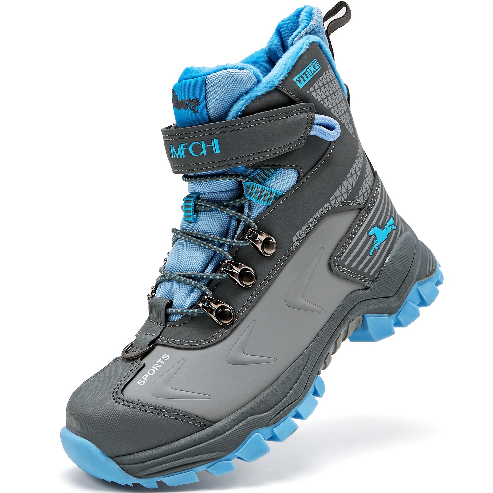 Zapatos Senderismo Niño Impermeable Zapatillas Trekking Cálido Zapatos de  Invierno Antideslizante Botas de Nieve Azul 31 : : Moda