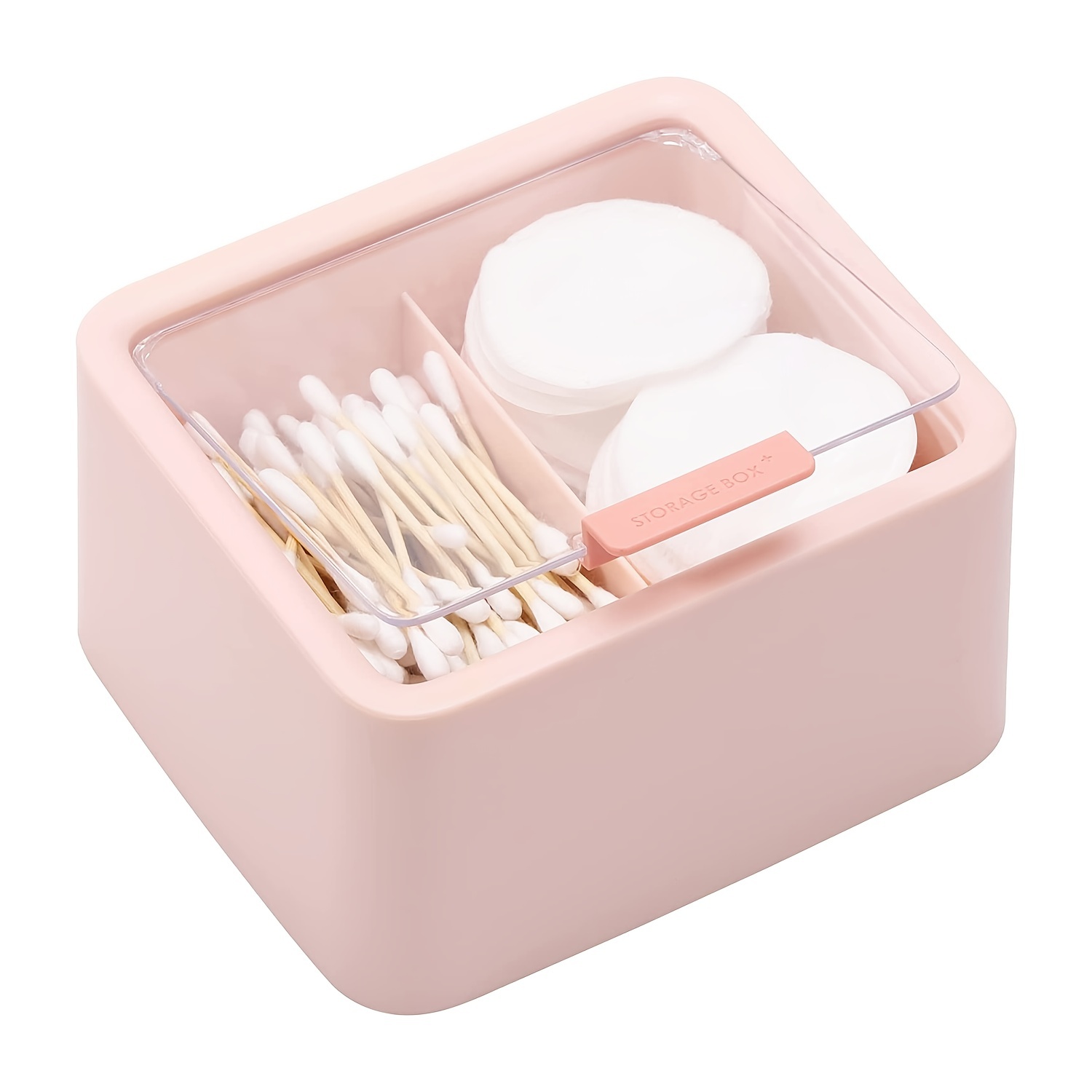 Bathroom Organizer Cotton Pads Storage Plastic Swab Holder Wall-mounted  Tampon Container Cotton Swab Holder Cosmetic Organizer