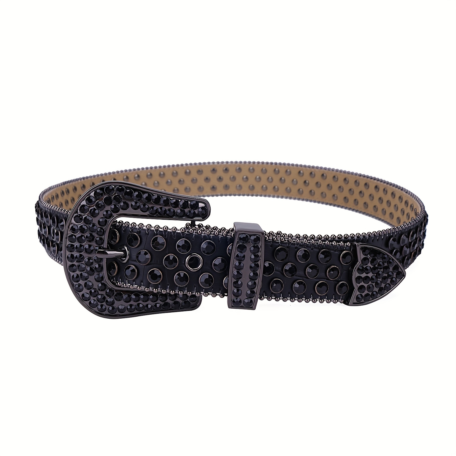 Diamond Luxury Belt Strap Men's Women's Designer Belt Bling Belt