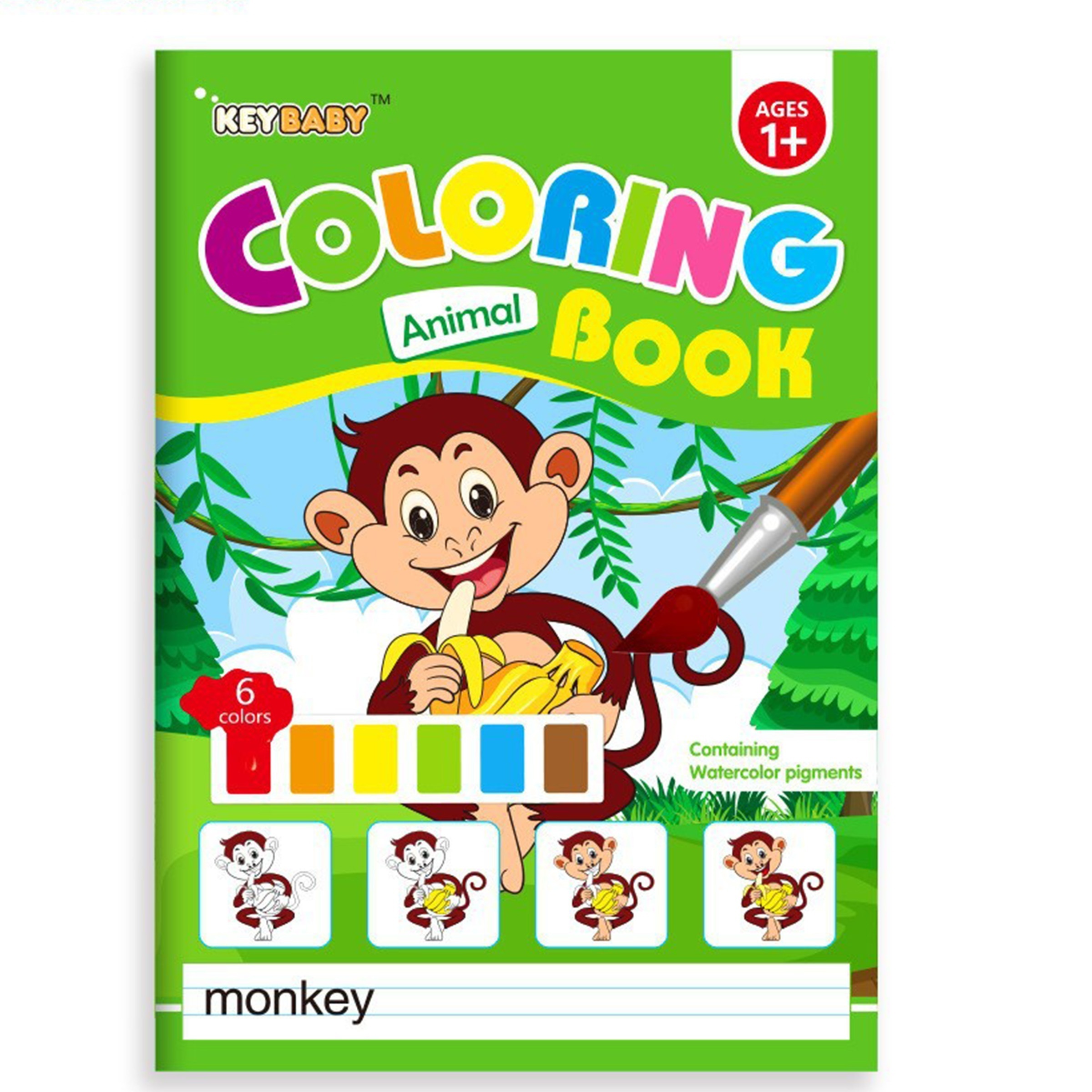4 Styles Early Education Toys Coloring Book For Kids Painting Book