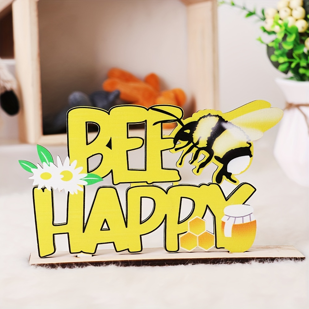 Summer Bee Themed Wooden Centerpieces Honeycomb Decor - Temu